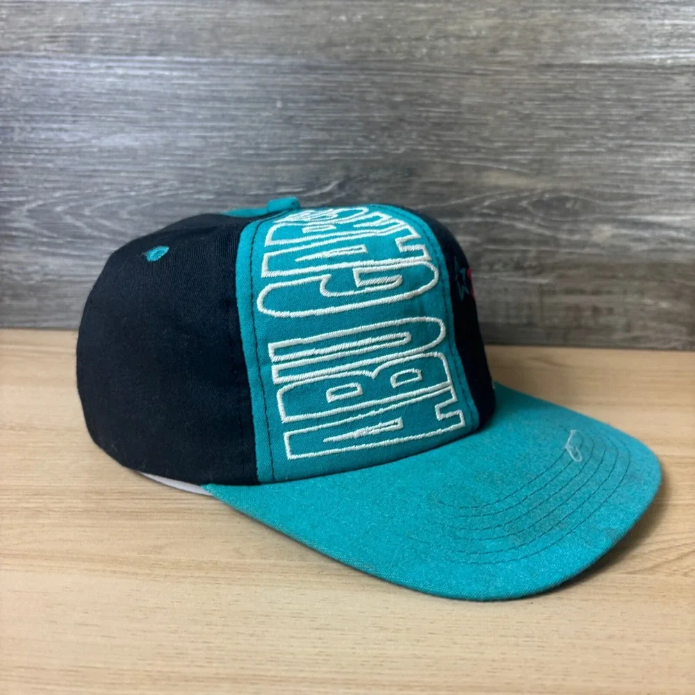 Vintage Abu‎ Garcia Hat Cap Snap Back Blue Fish Fishing K Prodcuts